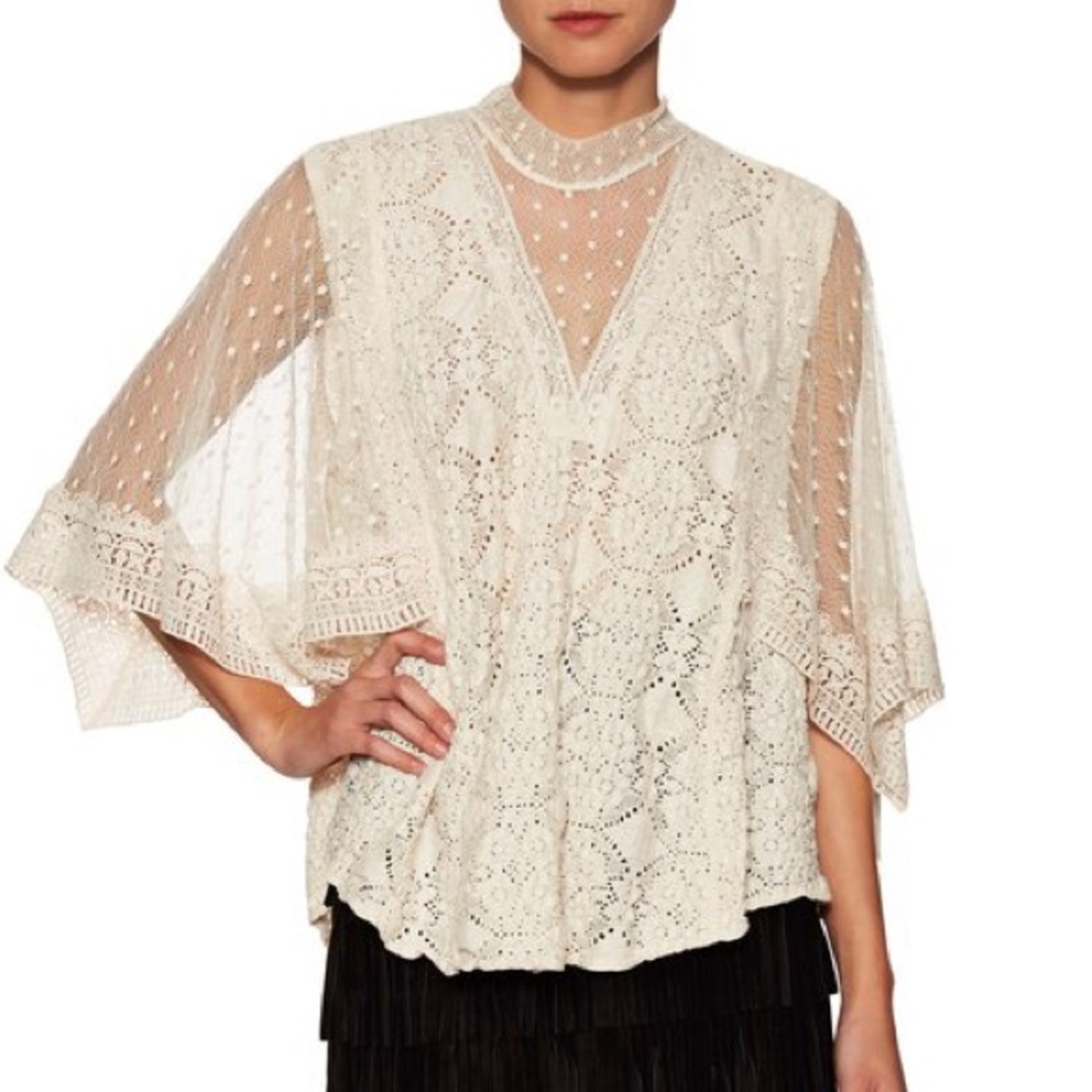 Free People Lace Top - Picture 1 of 7